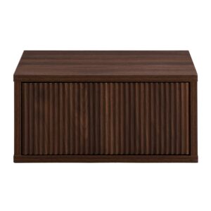 wohnli-moebel-suche-800001750957-1 SCHWEBENDER NACHTTISCH Florida 1 schublade Walnuss-Optik Holzwerkstoff VS Venta-stock Möbel > Kommoden & Schubladenschränke > Nachttische Braun