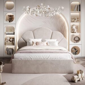 wohnli-moebel-suche-800001751527-1 POLSTERBETT ARIEL mit Bettkasten 140x200 cm Element 17 Textil Lookway Möbel > Betten Beige
