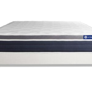 wohnli-moebel-suche-800001752077 Wohnli Möbelsuche - BETT Actiflex confort Taschenfederkern und Memory-Schaum 140 x 220 cm h2 - Kit Bettgestell Weiß