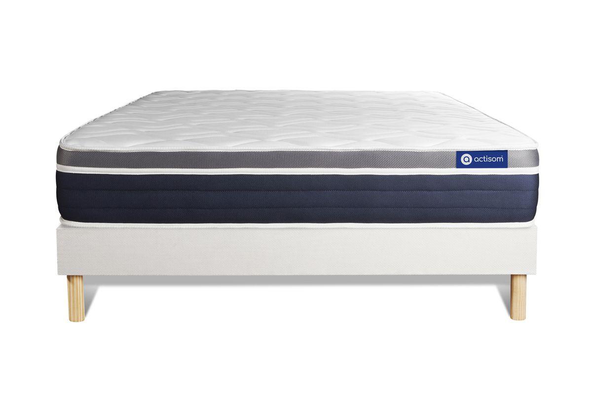wohnli-moebel-suche-800001752077 Wohnli Möbelsuche - BETT Actiflex confort Taschenfederkern und Memory-Schaum 140 x 220 cm h2 - Kit Bettgestell Weiß