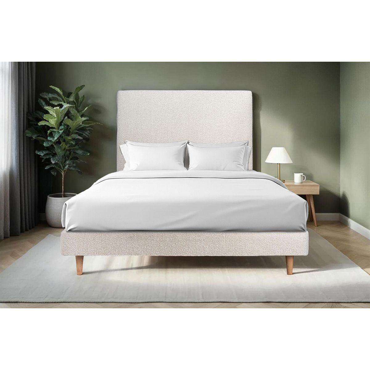 Wohnli Möbelsuche - LATTENROST – Bouclé-Stoff– Bausatz zur Selbstmontage - 150x190 cm