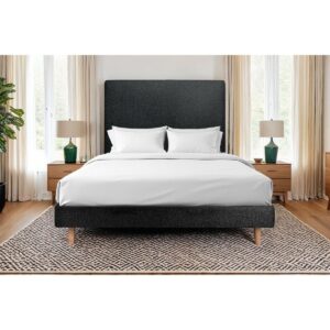 Wohnli Möbelsuche - LATTENROST – Bouclé-Stoff– Bausatz zur Selbstmontage - 160x200 cm