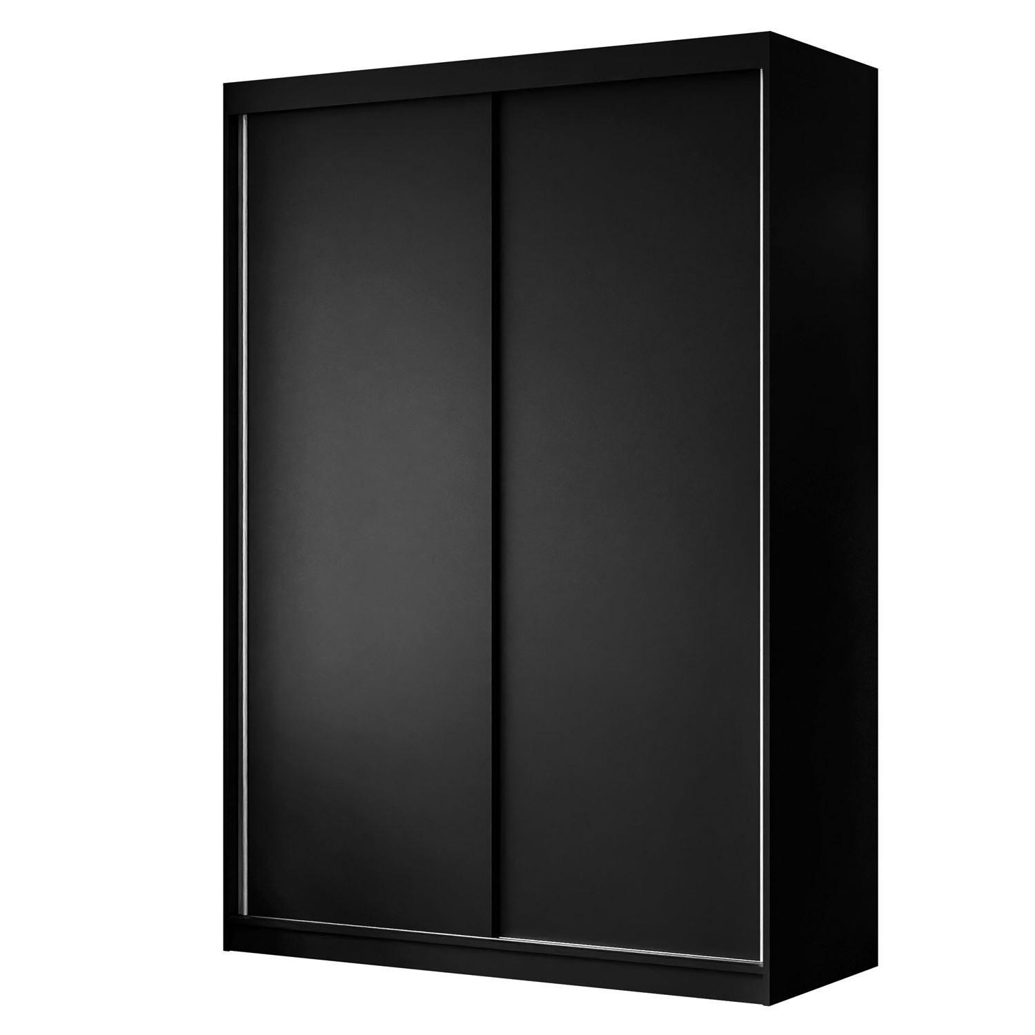 wohnli-moebel-suche-800001752800 Wohnli Möbelsuche - KLEIDERSCHRANK CAMARO 150 cm Schwarz