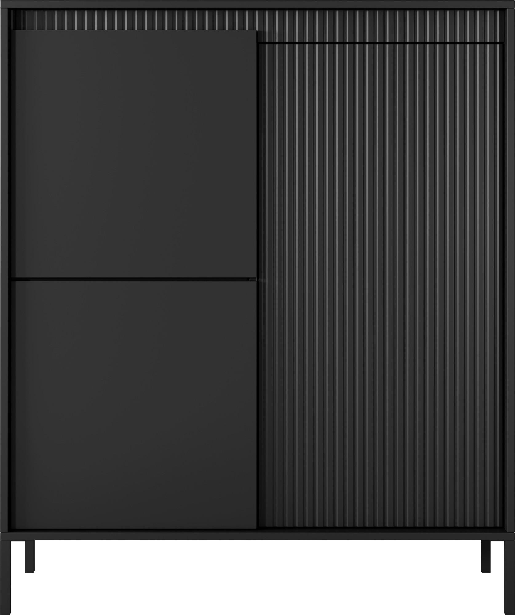 wohnli-moebel-suche-800001752853 Wohnli Möbelsuche - HIGHBOARD Cindy in Schwarz 104/123/40 cm