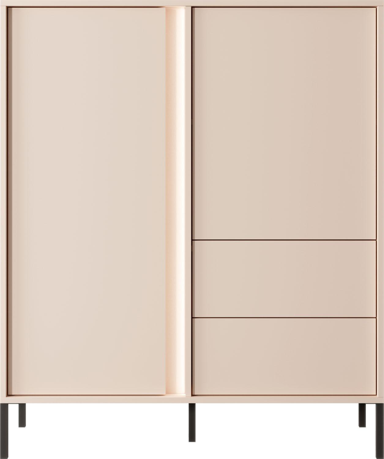 wohnli-moebel-suche-800001753178 Wohnli Möbelsuche - HIGHBOARD Donna in Beige 103/123/40 cm
