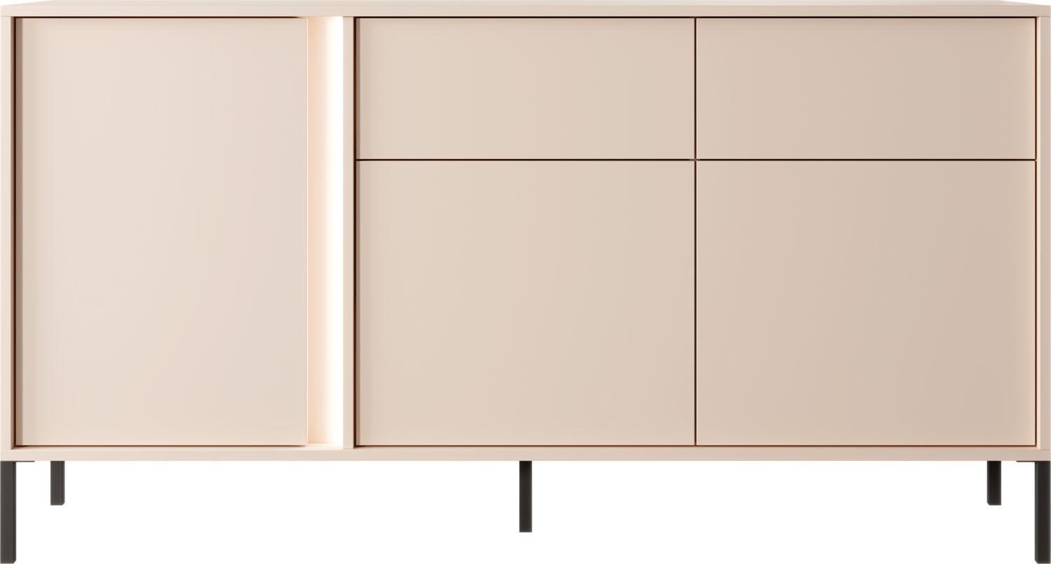 wohnli-moebel-suche-800001753184 Wohnli Möbelsuche - SIDEBOARD Donna in Beige mit LED 153/81/40 cm