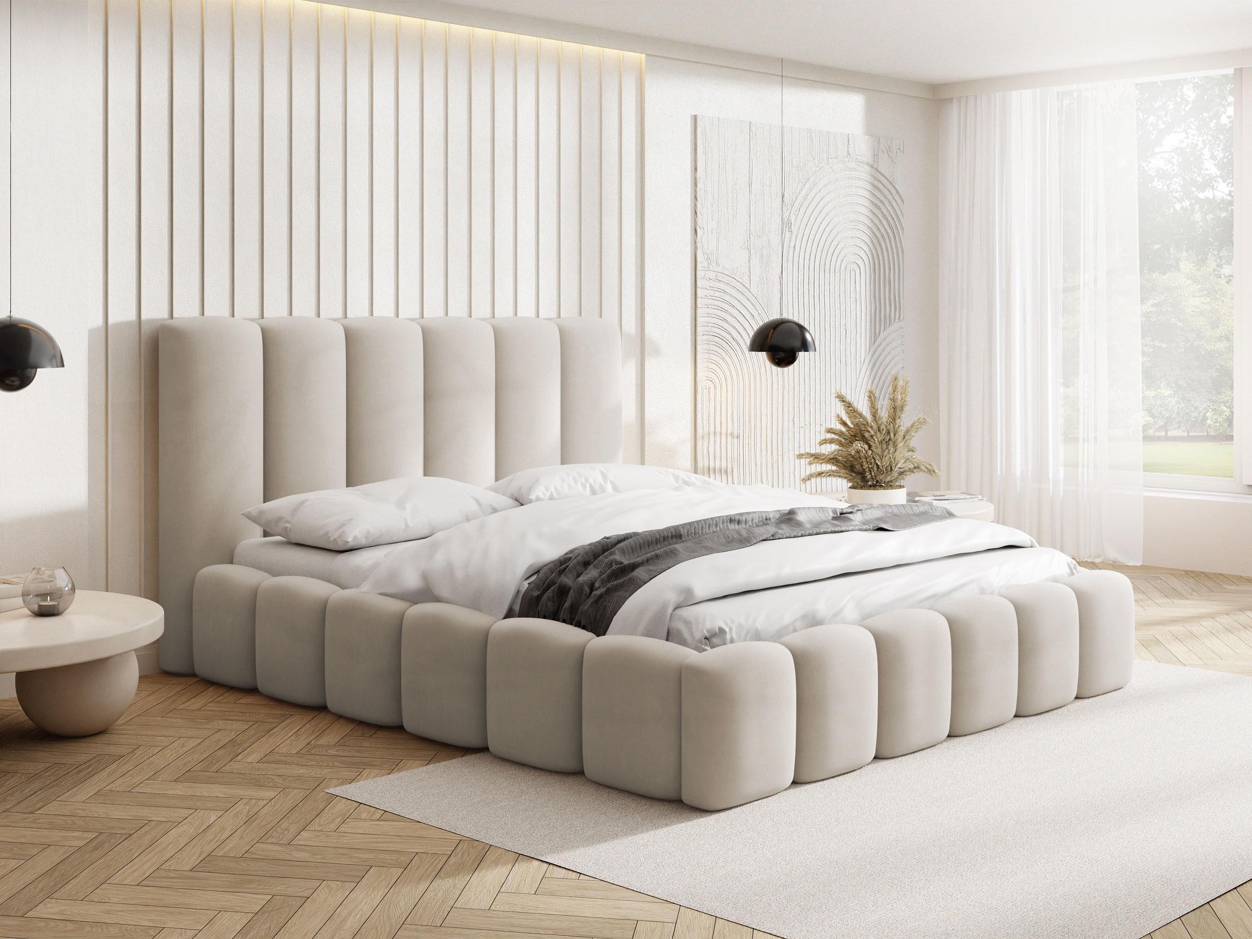 Beige Samt 140x200 cm