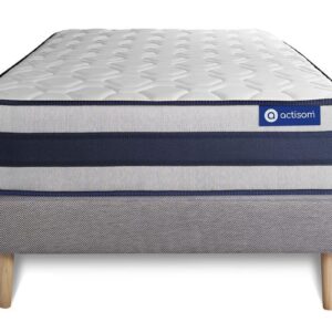 wohnli-moebel-suche-800001753920 Wohnli Möbelsuche - BETT Actiflex ergo Taschenfederkern und Memory-Schaum 90 x 200 cm h4 - Kit Bettgestell Grau