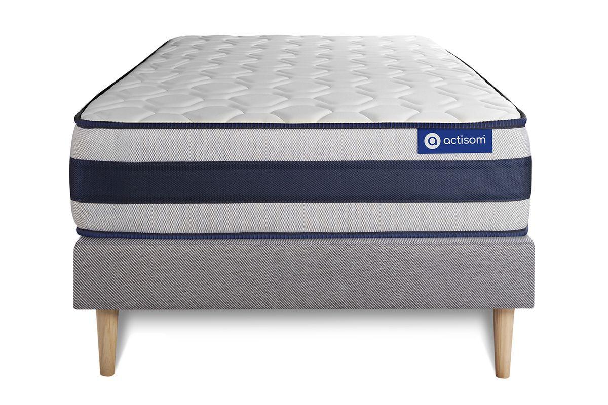 wohnli-moebel-suche-800001753920 Wohnli Möbelsuche - BETT Actiflex ergo Taschenfederkern und Memory-Schaum 90 x 200 cm h4 - Kit Bettgestell Grau