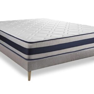 wohnli-moebel-suche-800001753960 Wohnli Möbelsuche - BETT Actiflex ergo Taschenfederkern und Memory-Schaum 200 x 200 cm h4 - Kit Bettgestell Grau