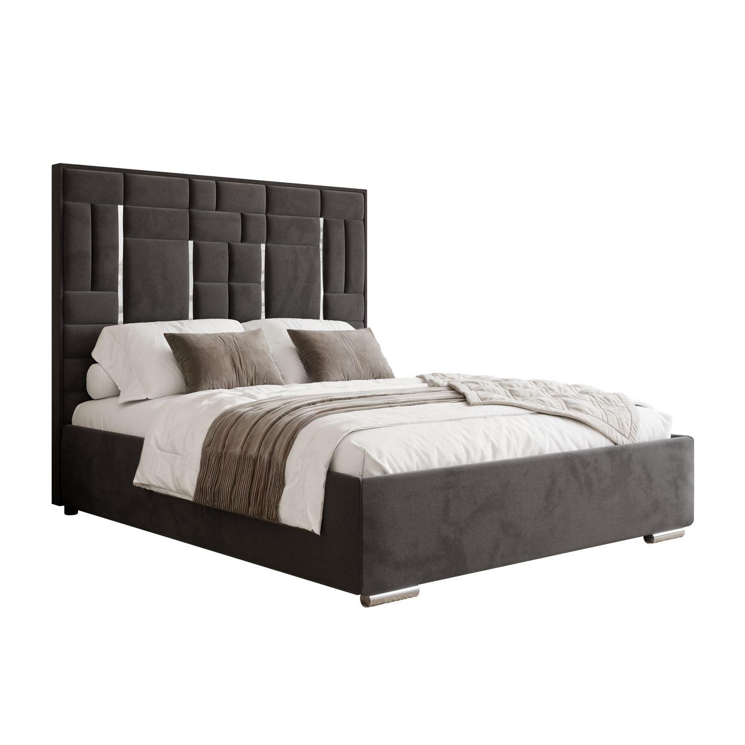 wohnli-moebel-suche-800001754715 Wohnli Möbelsuche - POLSTERBETT BRIGITTE SILVER mit Bettkasten 140x200 cm Element 01