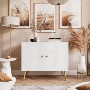 wohnli-moebel-suche-800001754796-1 KOMMODE Zweitürige HARMONY Weiß Holzwerkstoff Lookway Möbel > Kommoden & Schubladenschränke > Kommoden Weiß