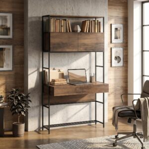 wohnli-moebel-suche-800001759475-1 COMPUTERTISCH Spanplatte Braun Holzwerkstoff HOMCOM Möbel > Tische > Schreibtische > Gamingtische Braun
