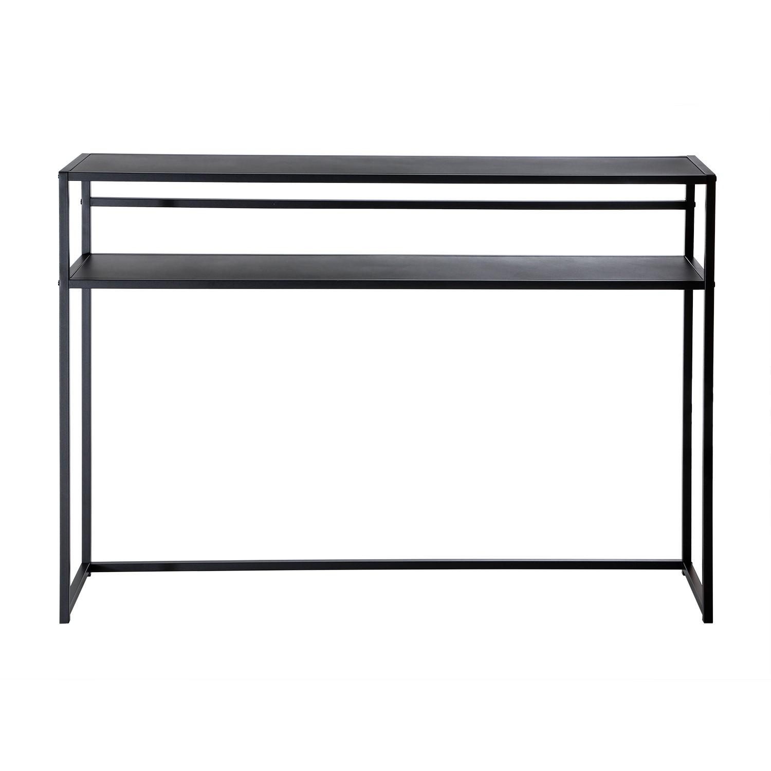 Wohnli Möbelsuche - SCHWARZE Metall-Konsole 28/81/112 cm