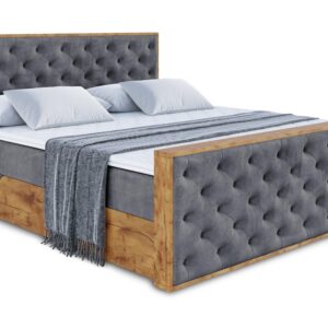 wohnli-moebel-suche-800001765028 Wohnli Möbelsuche - BOXBETT mit Matratze H4 und Lattenrost - LOLLI3-Z - 160x200 - Dunkelgrau Casablanca