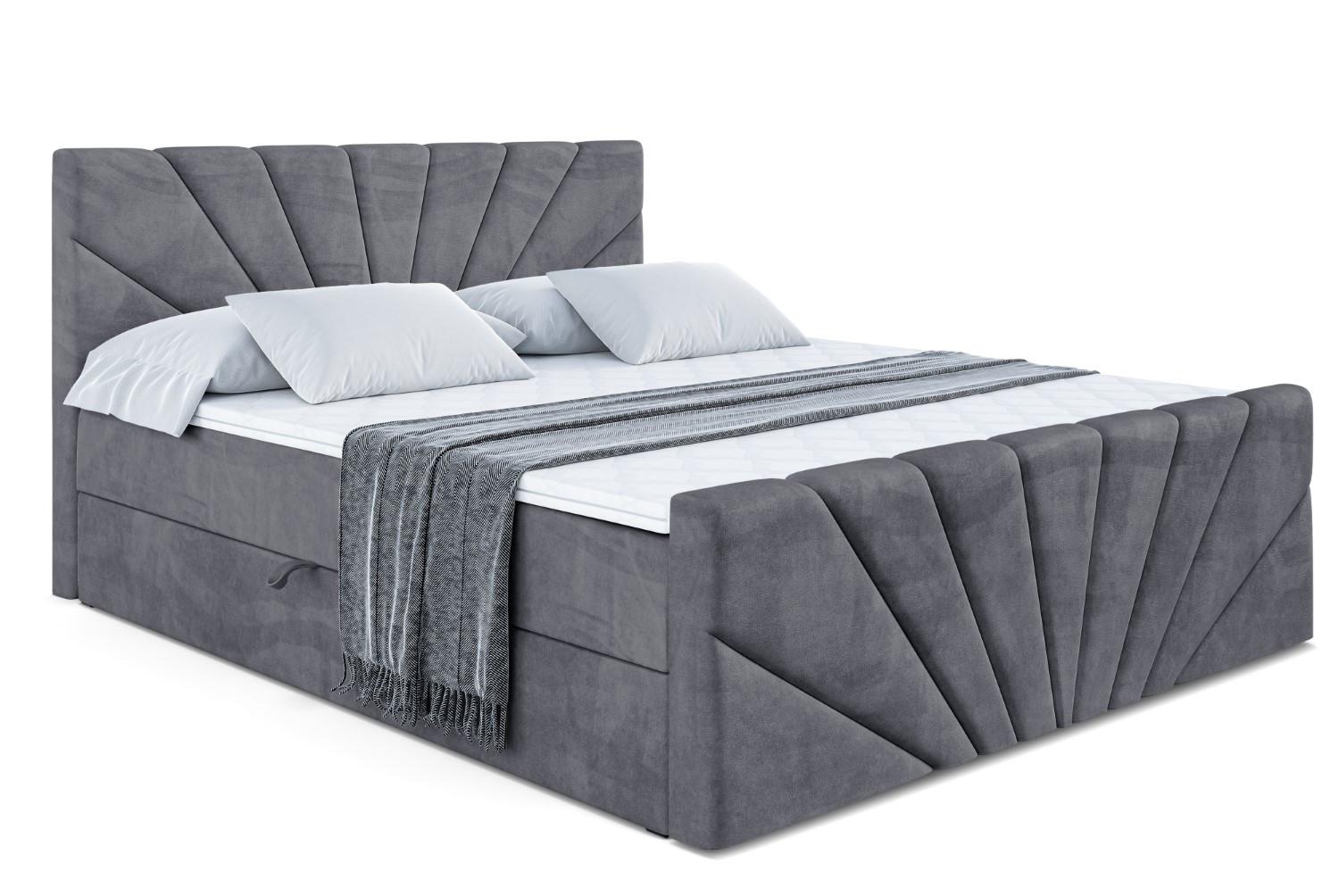 wohnli-moebel-suche-800001767260 Wohnli Möbelsuche - BOXBETT MILTIO-Z - 200x200 cm - H4 - Dunkelgrau