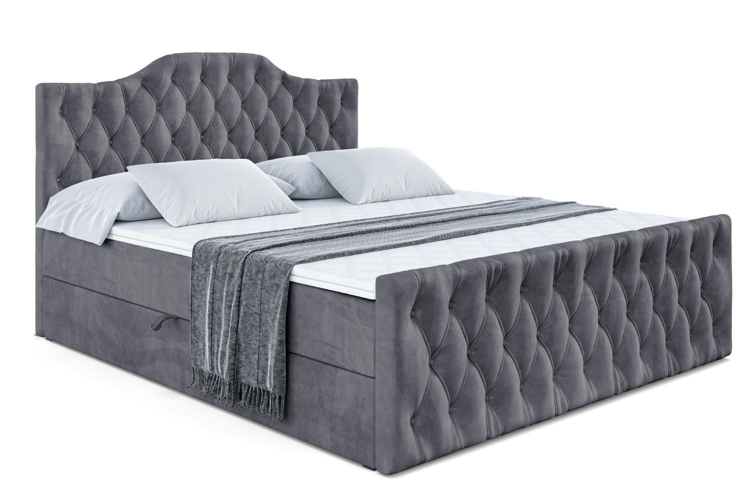 wohnli-moebel-suche-800001767822 Wohnli Möbelsuche - BOXBETT VILA-1-Z - 140x200 cm - H3 - Dunkelgrau
