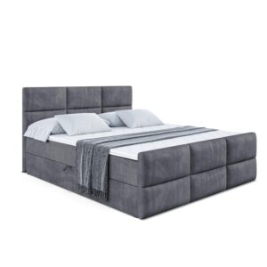 Wohnli Möbelsuche - BOXBETT OHIO-Z - 200x200 cm - H3 - Dunkelgrau