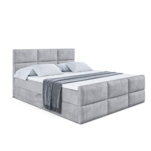 Wohnli Möbelsuche - BOXBETT OHIO-Z - 200x200 cm - H3 - Hellgrau