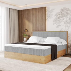 wohnli-moebel-suche-800001768546-1 BOXBETT LOLLI9 - 120x200 - H4 Grau Holzwerkstoff ALTDECOR Möbel > Betten > Boxspringbetten Grau