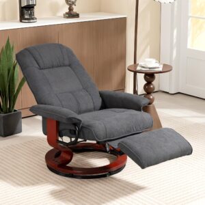 wohnli-moebel-suche-800001768821-1 RELAXSESSEL Polyester Grau Textil HOMCOM Möbel > Sessel > Relaxsessel Grau