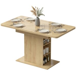 wohnli-moebel-suche-800001781532-1 ESSTISCH Oryven 130/70/75 cm Holz ZMH Möbel > Tische > Esstische Braun