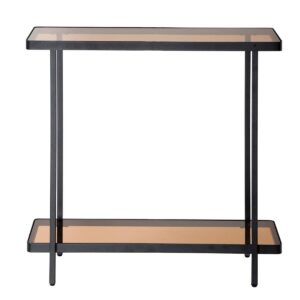 wohnli-moebel-suche-800001783168 Wohnli Möbelsuche - KONSOLE mit zwei Ablagen aus getöntem Glas B80 cm 30/80/80 cm