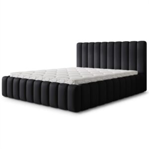 wohnli-moebel-suche-800001795198 Wohnli Möbelsuche - POLSTERBETT TEBA 160x200 cm mit Bettkästen - Schwarz