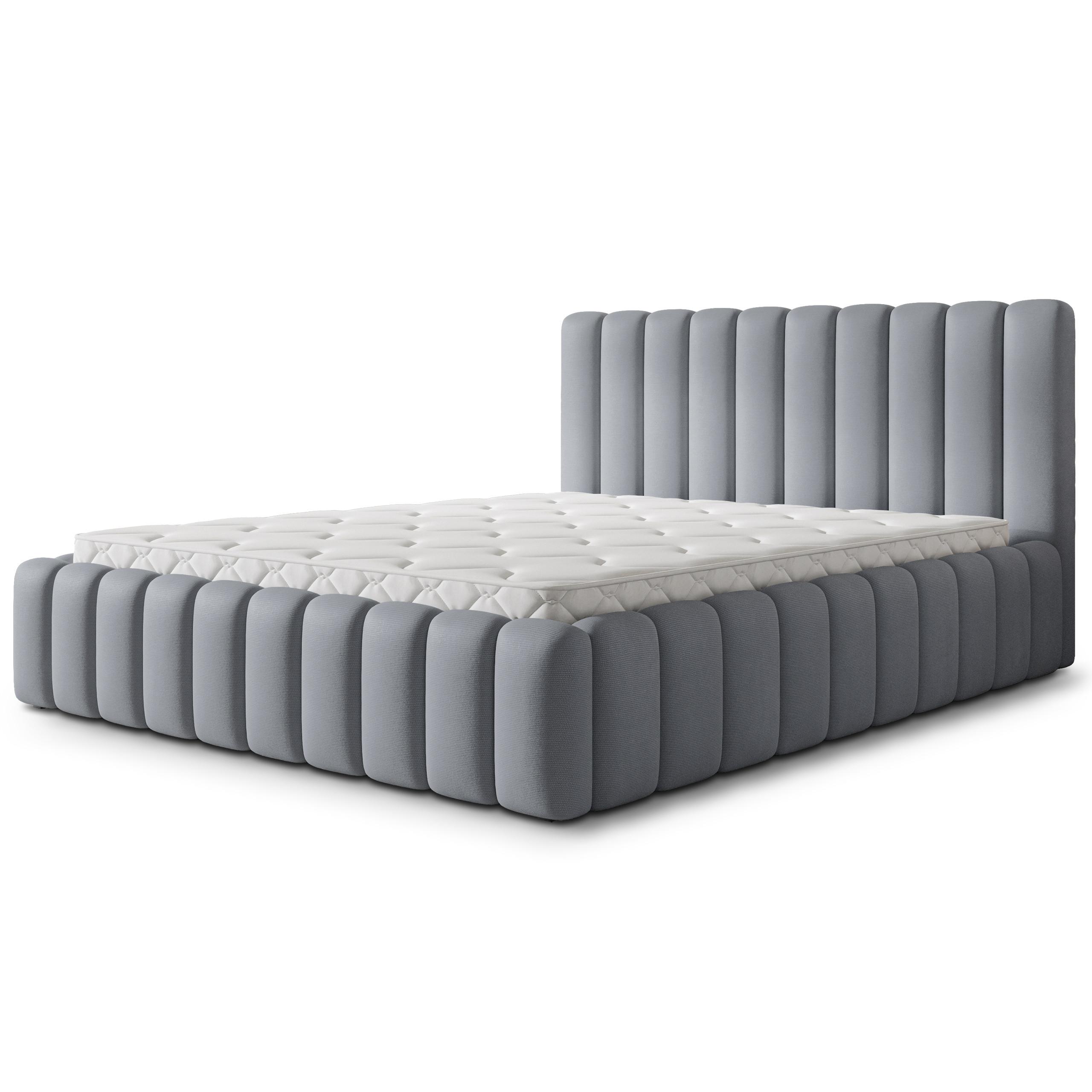 wohnli-moebel-suche-800001795206 Wohnli Möbelsuche - POLSTERBETT TEBA 180x200 cm mit Bettkästen - Grau