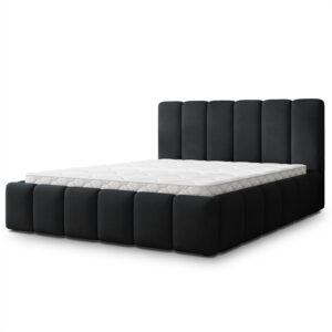 wohnli-moebel-suche-800001795283 Wohnli Möbelsuche - POLSTERBETT RANIS 120x200 cm mit Bettkästen - Schwarz