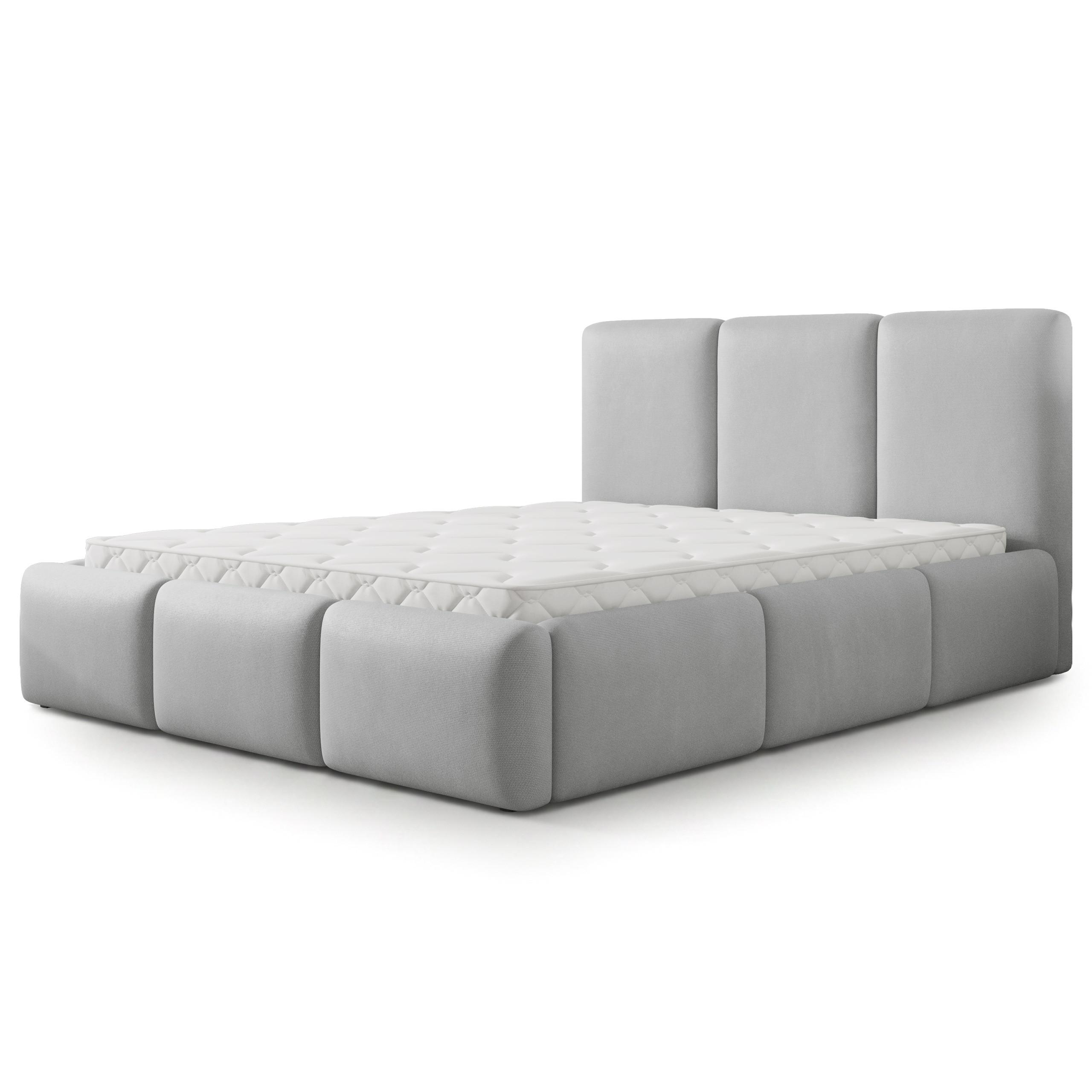 wohnli-moebel-suche-800001795322 Wohnli Möbelsuche - POLSTERBETT ARSIL 160x200 cm mit Bettkästen - Hellgrau