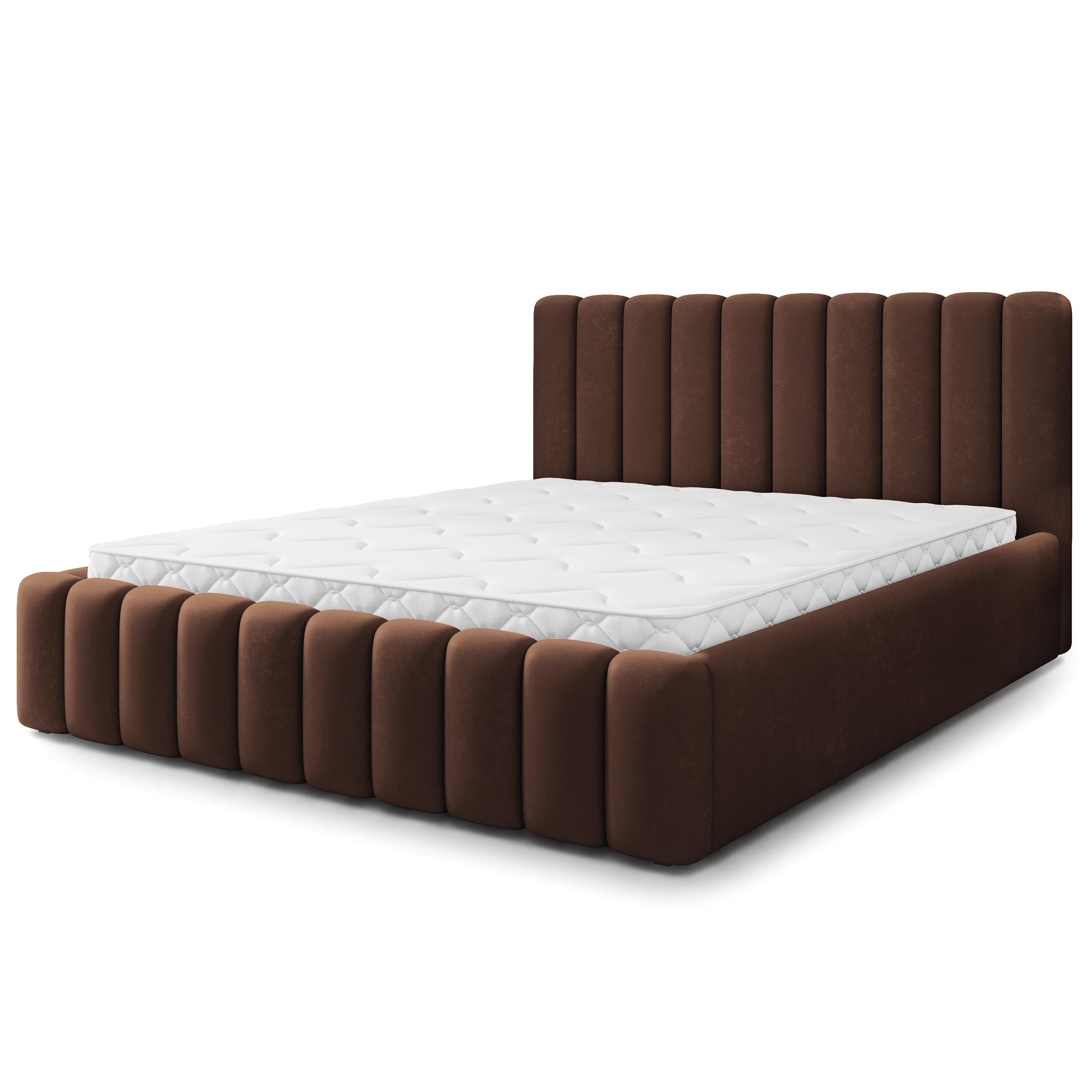 wohnli-moebel-suche-800001795376 Wohnli Möbelsuche - POLSTERBETT DINESE 120x200 cm mit Bettkästen - Braun