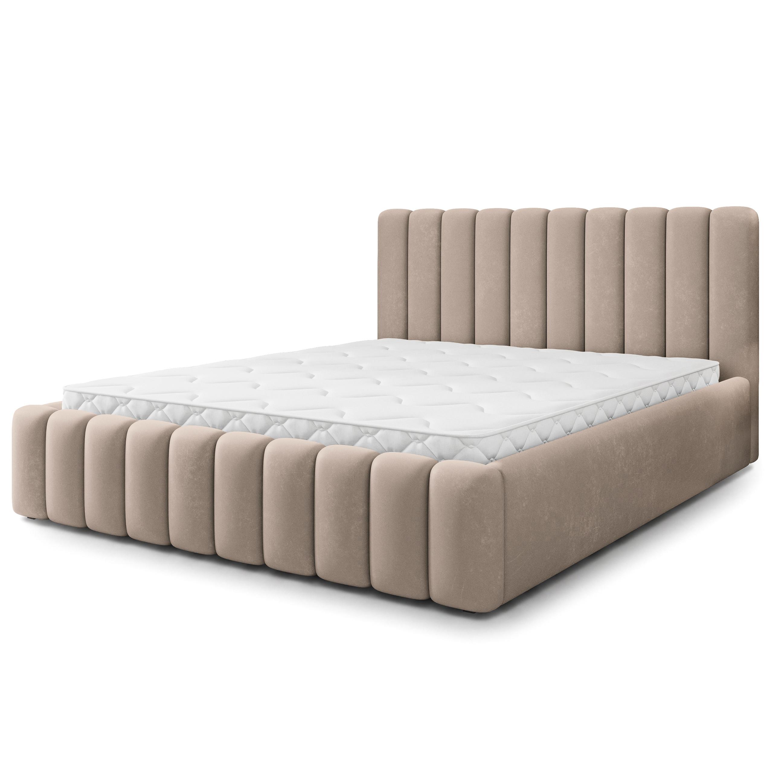wohnli-moebel-suche-800001795394 Wohnli Möbelsuche - POLSTERBETT DINESE 120x200 cm mit Bettkästen - Beige