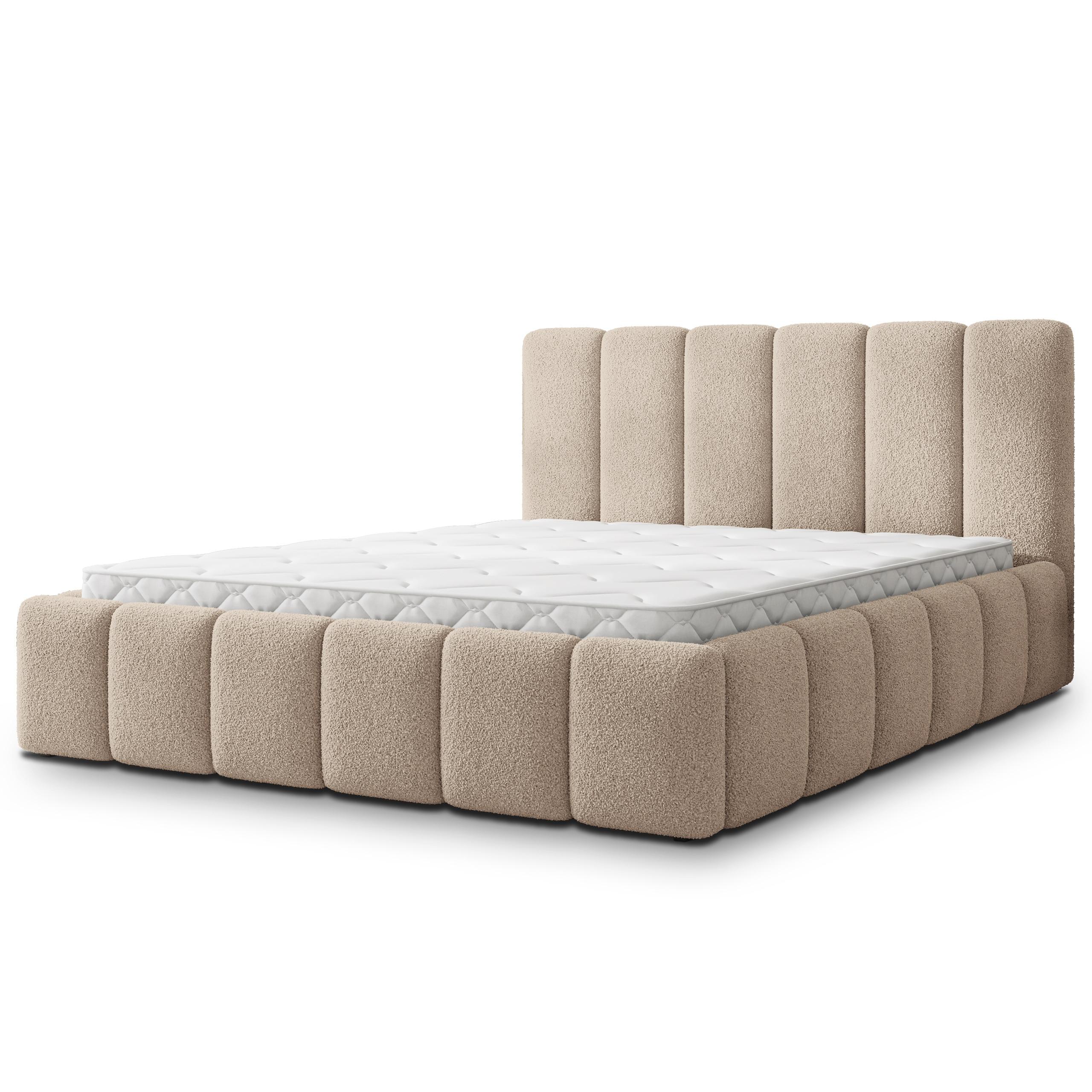 wohnli-moebel-suche-800001795450 Wohnli Möbelsuche - POLSTERBETT RANIS 140x200 cm mit Bettkästen - Beige