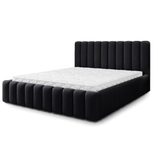wohnli-moebel-suche-800001795466 Wohnli Möbelsuche - POLSTERBETT DINESE 200x200 cm mit Bettkästen - Schwarz