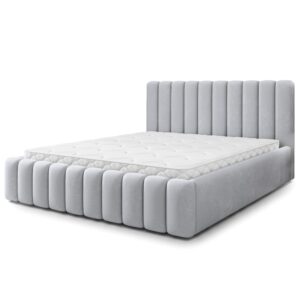 wohnli-moebel-suche-800001795475 Wohnli Möbelsuche - POLSTERBETT DINESE 200x200 cm mit Bettkästen - Hellgrau