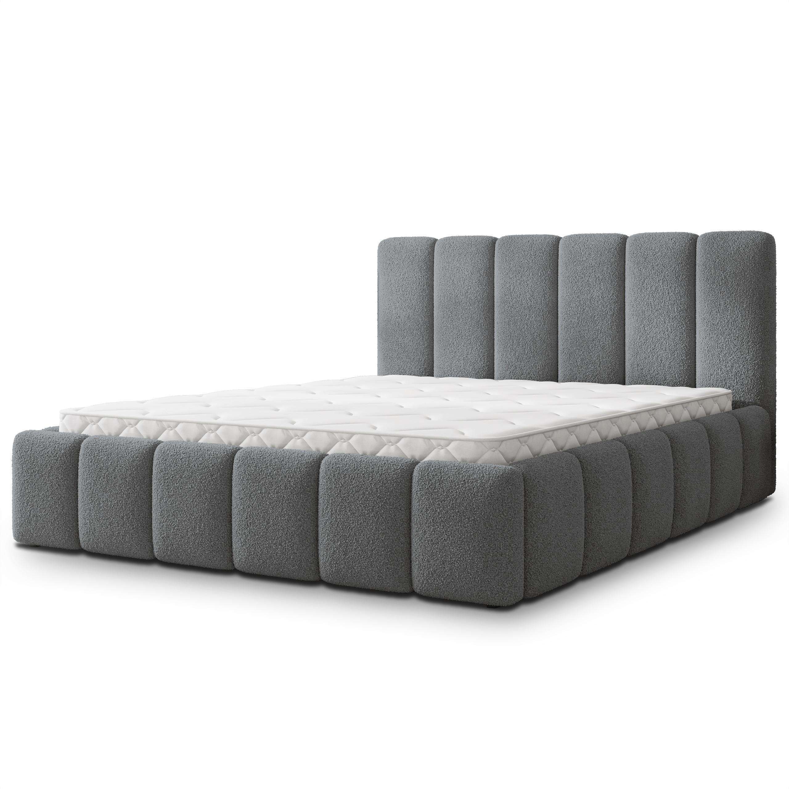 wohnli-moebel-suche-800001795547 Wohnli Möbelsuche - POLSTERBETT RANIS 180x200 cm mit Bettkästen - Grau