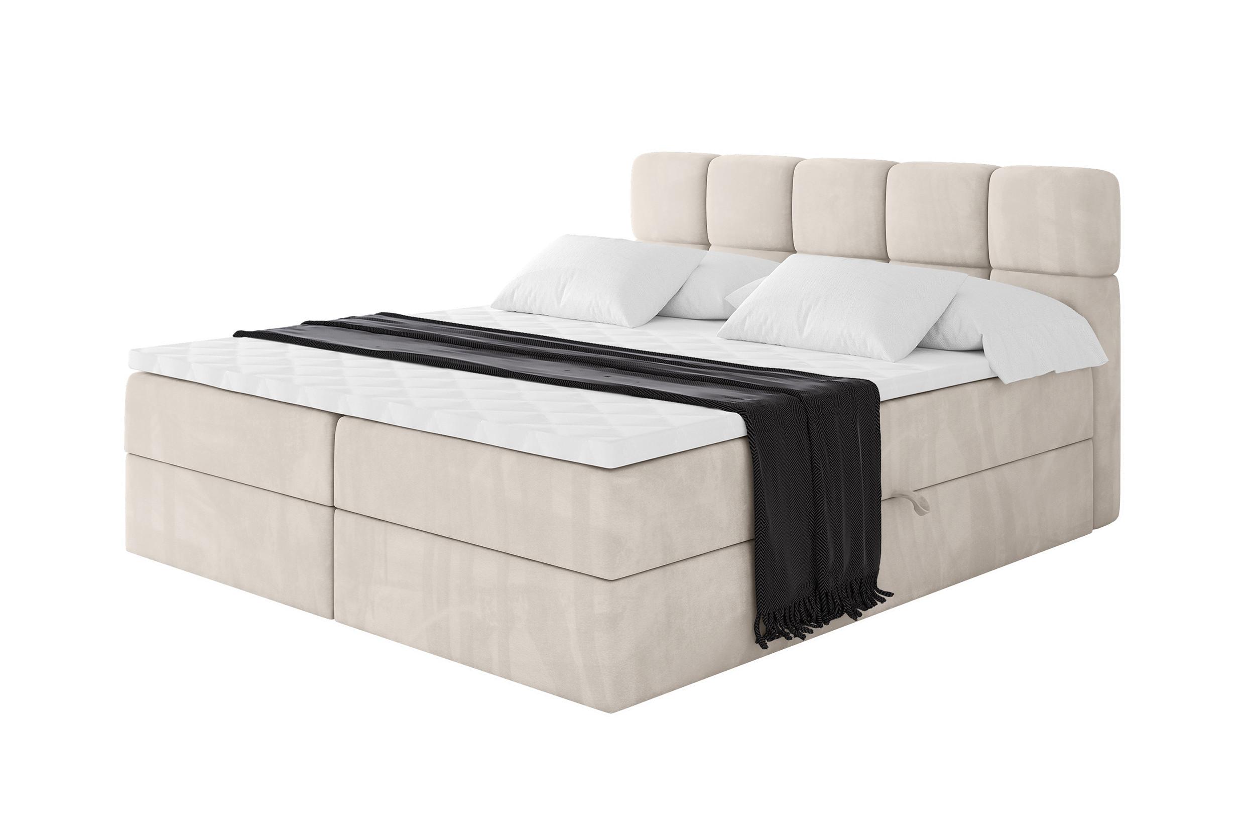 wohnli-moebel-suche-800001800562 Wohnli Möbelsuche - BOXBETT mit Matratze H4 - FAMA - 140x200 cm Beige Casablanca