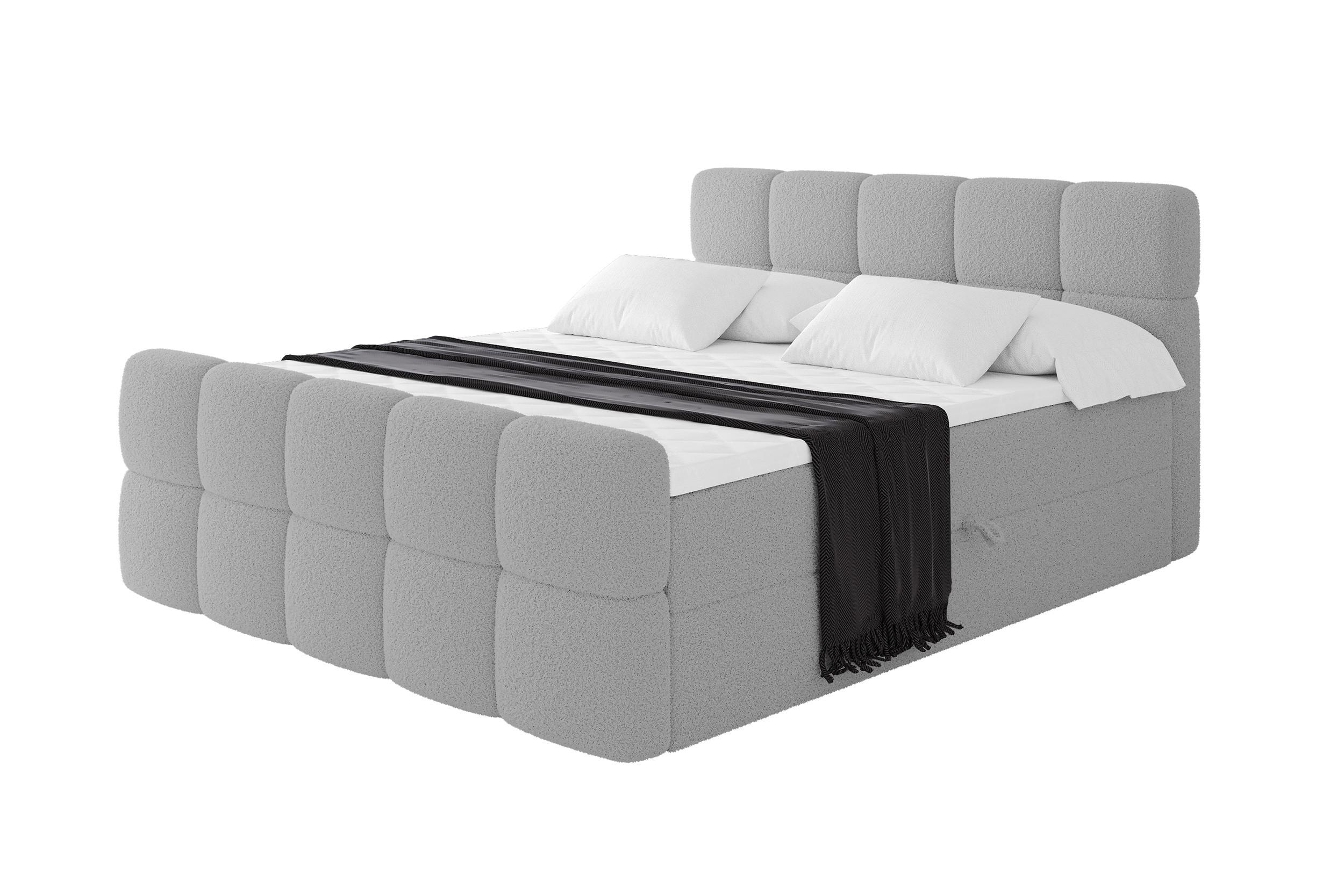 wohnli-moebel-suche-800001800622 Wohnli Möbelsuche - BOXBETT mit Matratze H4 - FAMA-Z - 140x200 cm Hellgrau Quelle