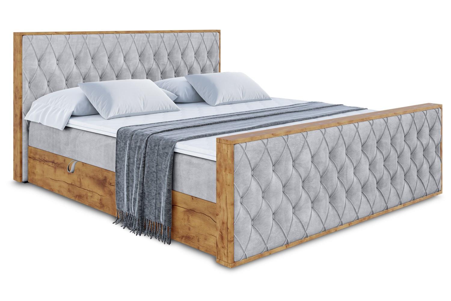 wohnli-moebel-suche-800001800714 Wohnli Möbelsuche - BOXBETT mit Matratze H4 und Lattenrost - LOLLI5-Z - 140x200 - Grau Monolith