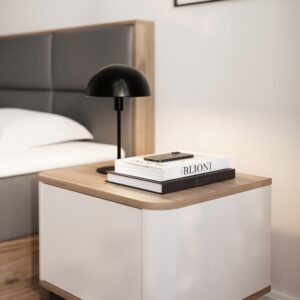 wohnli-moebel-suche-800001801567-1 NACHTTISCH BELLAGIO PUSH TO OPEN Holzwerkstoff Idohome Möbel > Kommoden & Schubladenschränke > Nachttische Beige