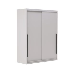 wohnli-moebel-suche-800001804013 Wohnli Möbelsuche - SCHIEBETÜRENSCHRANK SILENTE 140 cm mit Einlegeböden und Kleiderstange