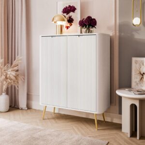 wohnli-moebel-suche-800001807792-1 KOMMODE ZAIRA K103 zweitürig Weiß Holzwerkstoff Lookway Möbel > Kommoden & Schubladenschränke > Kommoden Weiß