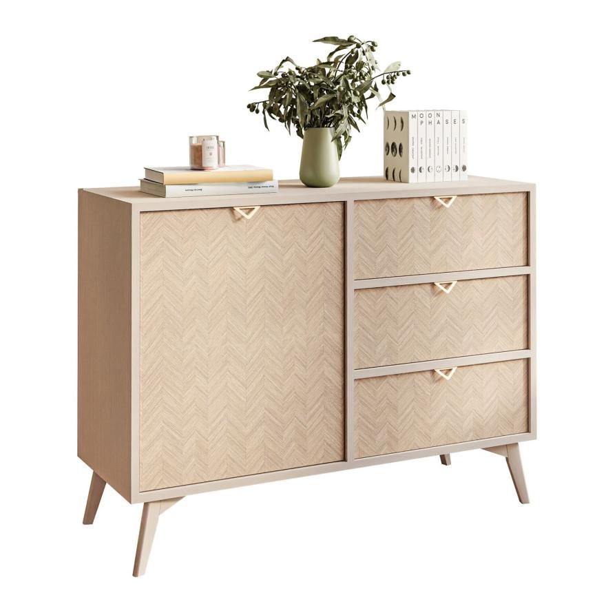 Wohnli Möbelsuche - KOMMODE ALOE KSZD106 mit Schubladen Sandbeige