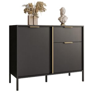 wohnli-moebel-suche-800001807801 Wohnli Möbelsuche - KOMMODE LARETTO 103 cm 2D1S anthrazit
