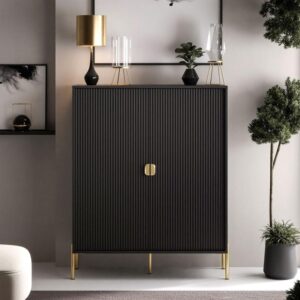 wohnli-moebel-suche-800001807823-1 KOMMODE DALIA Holzwerkstoff Lookway Möbel > Kommoden & Schubladenschränke > Kommoden Schwarz