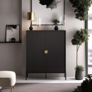 wohnli-moebel-suche-800001807969-1 KOMMODE DALIA Holzwerkstoff Lookway Möbel > Kommoden & Schubladenschränke > Kommoden Schwarz