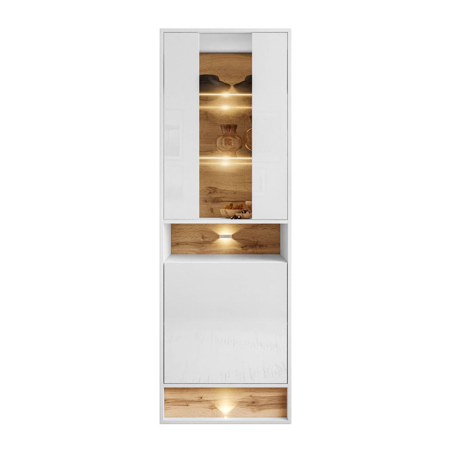 wohnli-moebel-suche-800001808096 Wohnli Möbelsuche - VITRINE VILLA II mit Wotan Eicheneinsatz