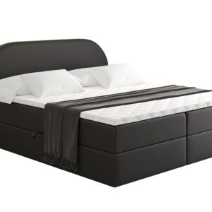 wohnli-moebel-suche-800001808954 Wohnli Möbelsuche - BOXBETT mit Matratze H3 und Lattenrost - NOX - 120x200 - Schwarz Kunstleder