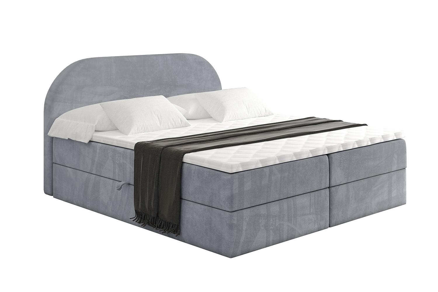 wohnli-moebel-suche-800001809034 Wohnli Möbelsuche - BOXBETT mit Matratze H3 und Lattenrost - NOX - 140x200 - Grau Casablanca